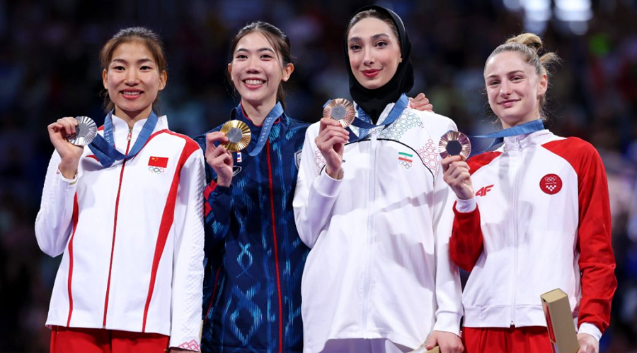 مبینا نعمت‌زاده دومین زن مدال‌آور در تاریخ المپیک ایران!